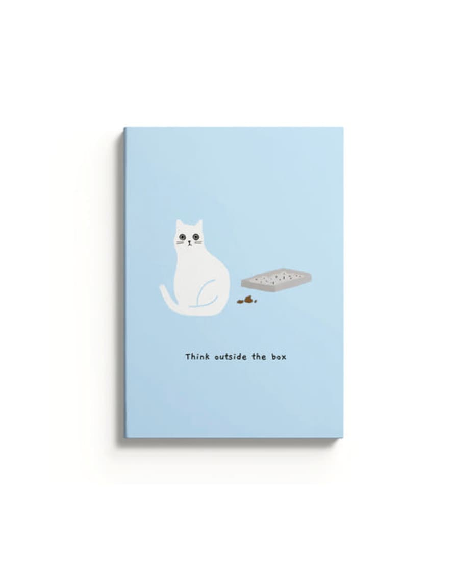 Ohh Deer Ken The Cat Outside The Box Notebook