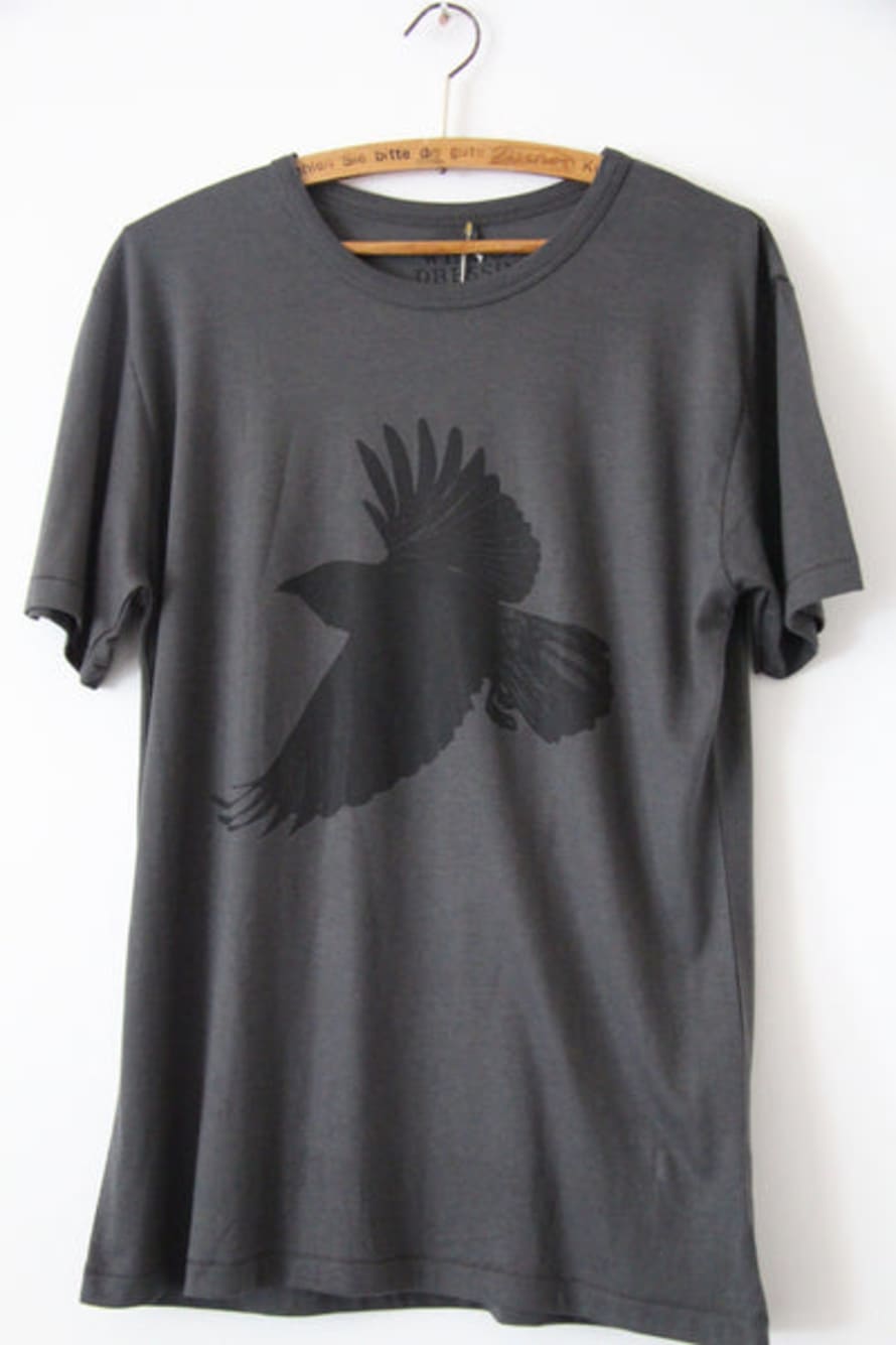 Window Dressing The Soul Charcoal Crow Jersey T Shirt 