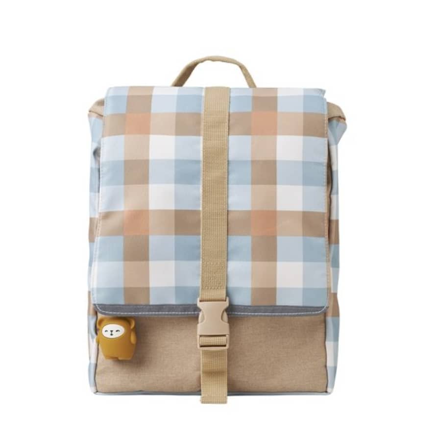 FABELAB Small Checked Cottage Backpack
