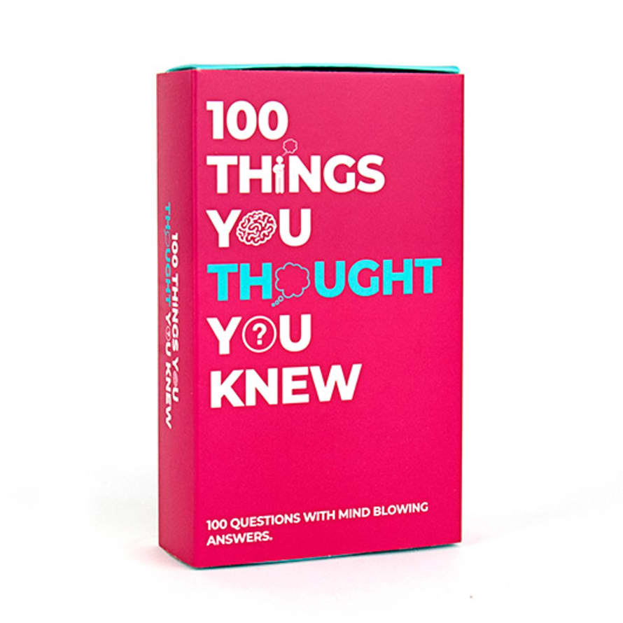 Gift Republic 100 Things You Thought You Knew Trivia