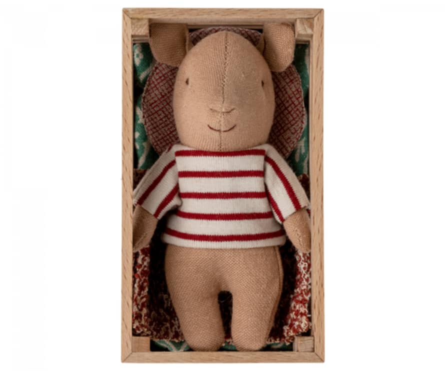 Acorn & Pip Maileg: Pig In Box, Baby - Girl