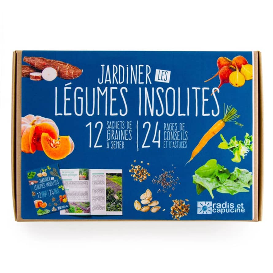 Radis et Capucine Box Of 12 Bags - Unusual Vegetables
