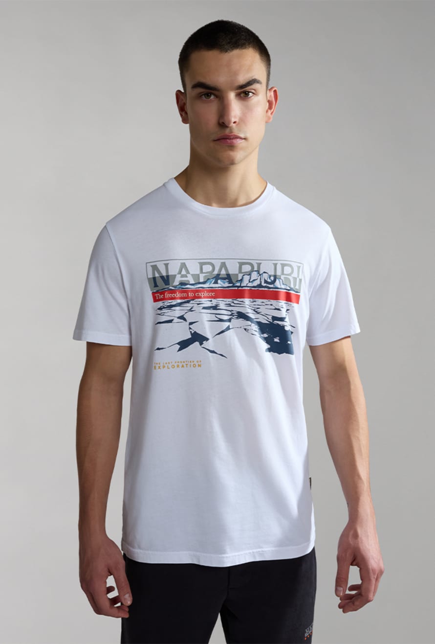 Trouva: Napapijri Forsteri Camiseta de Manga Corta para Hombre