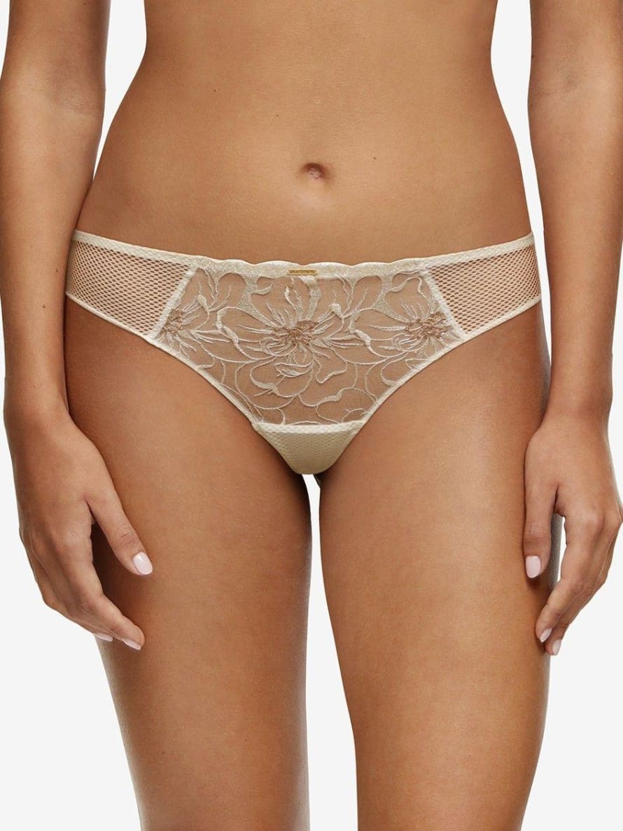 Chantelle Fleurs Tanga In Ivory