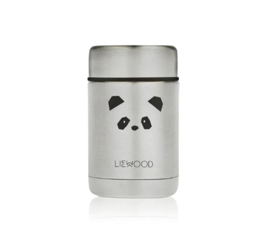 Liewood Nadja Food Jar - Panda / Stainless Steel