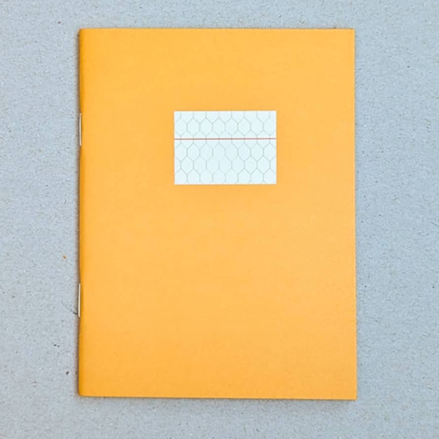 paperways A6 Notebook - Yellow - Grid