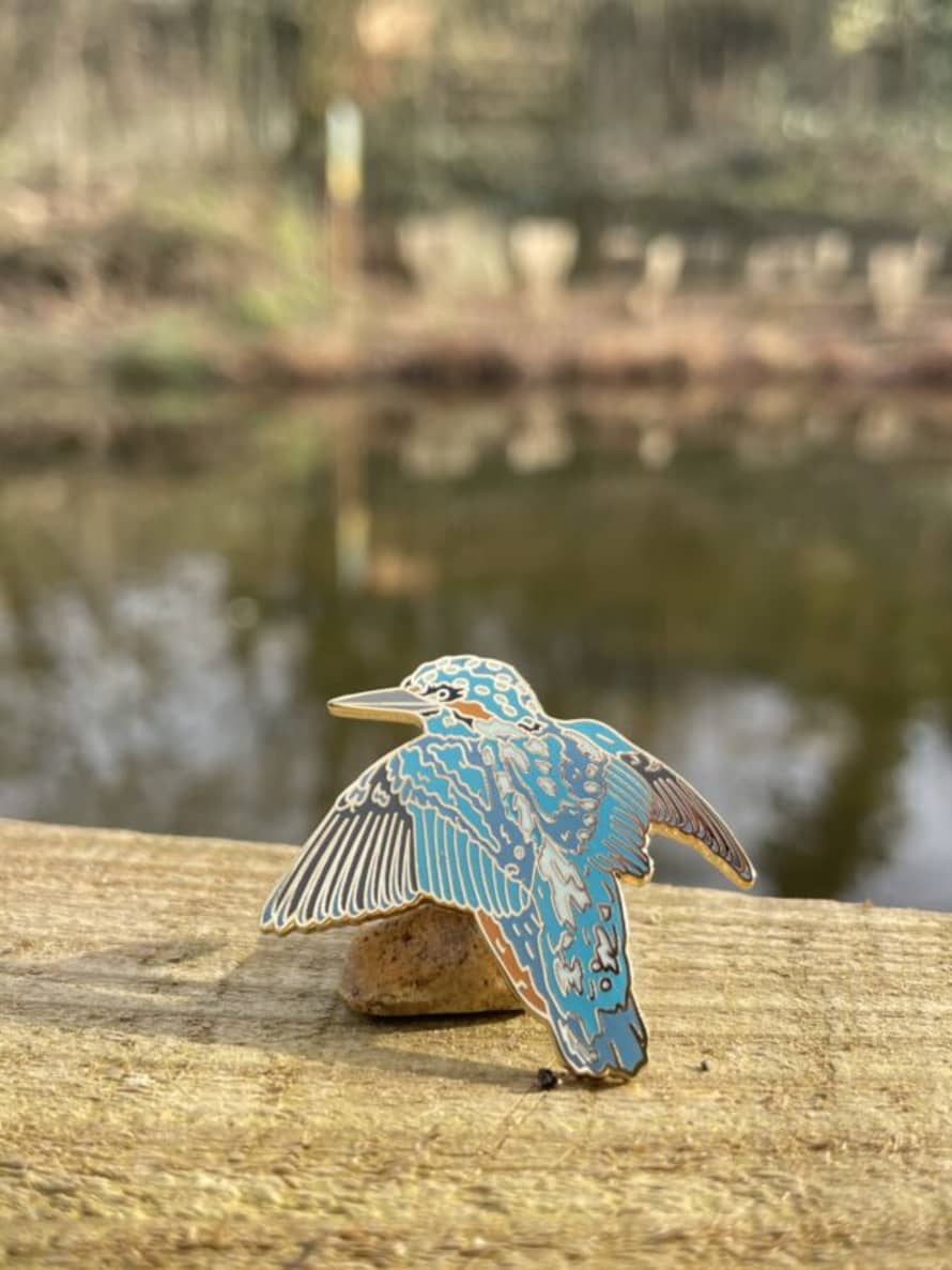 Ferne Creative Kingfisher Enamel Pin
