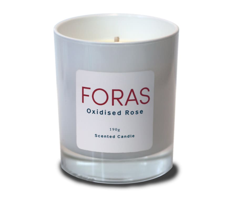 Foras Fragrance and Lifestyle Oxidised Rose Candle