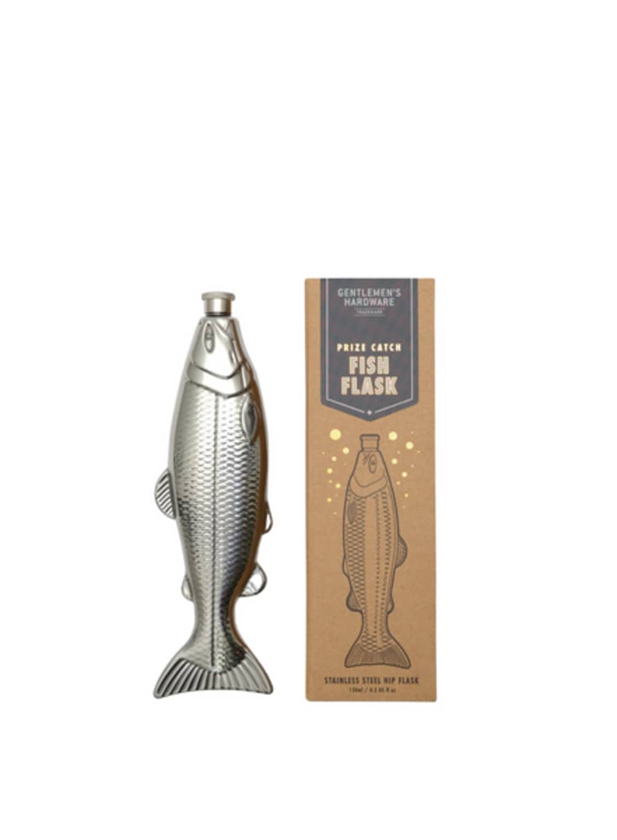Gentlemen's Hardware Fish Hip Flask 