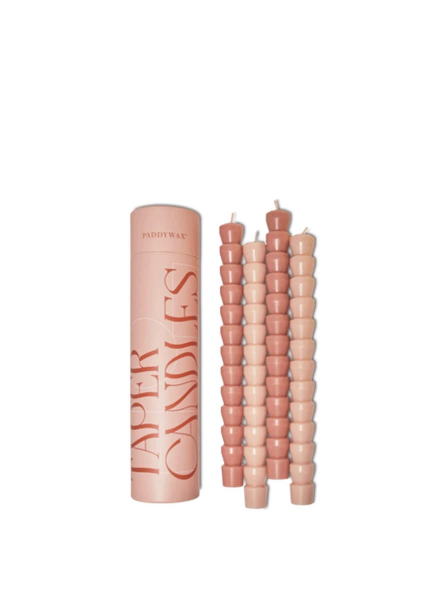 Paddywax Taper Candle Set In Pink & Blush From Paddywax