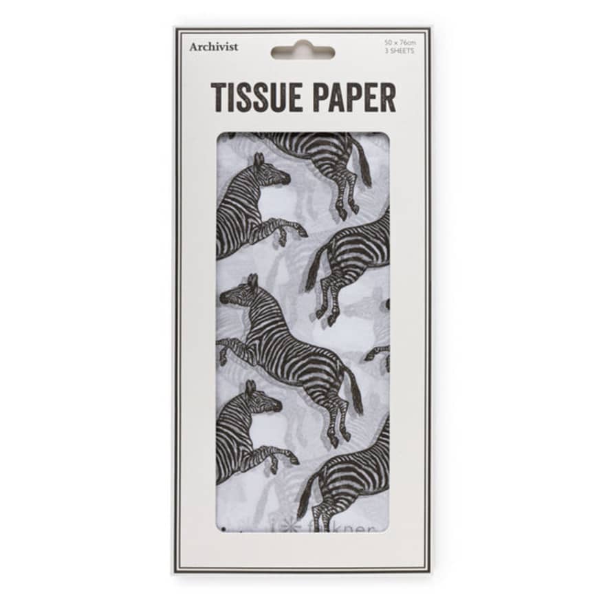 Archivist Zebra Tissue Paper