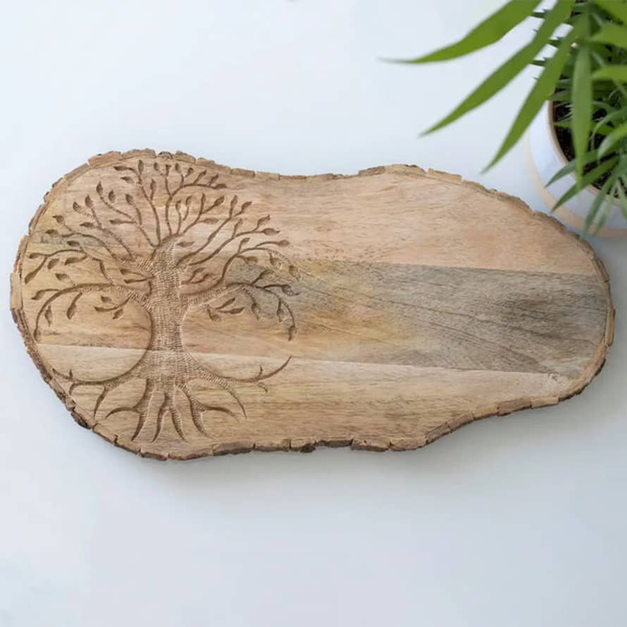 BUNNY AND CLARKE Tree Of Life Engraved Board