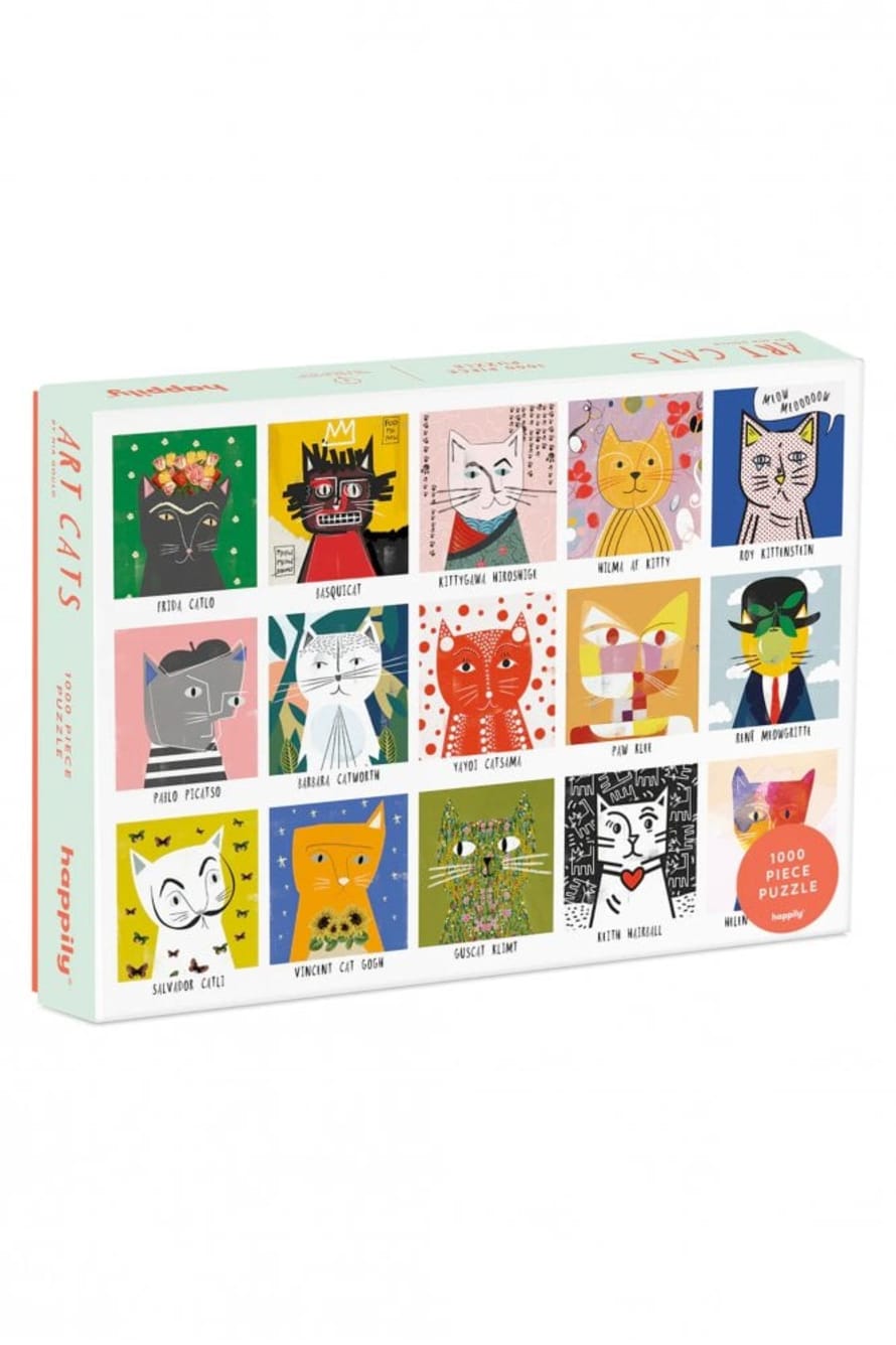 Happily Puzzles Art Cats By Nina Gould
