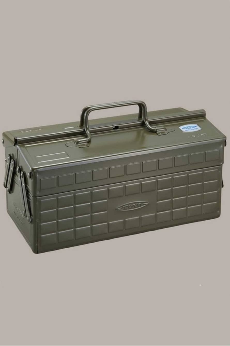 Toyo Steel Cantilever Toolbox In Military Green