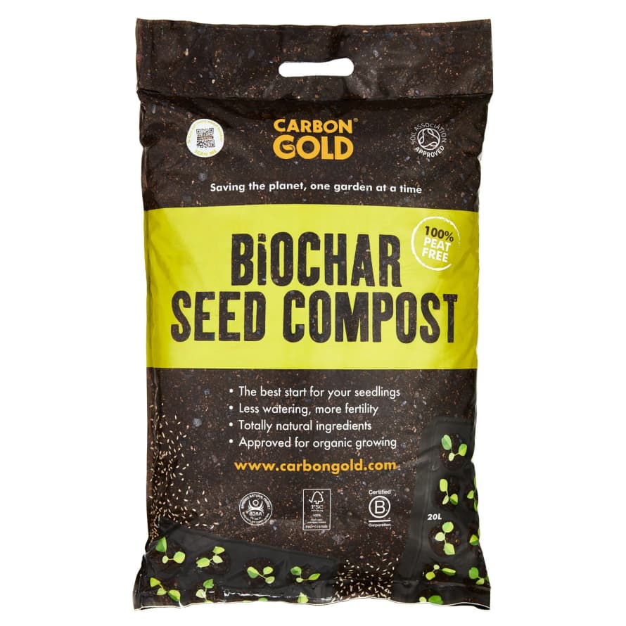 Carbon Gold 20L Biochar Seed Compost
