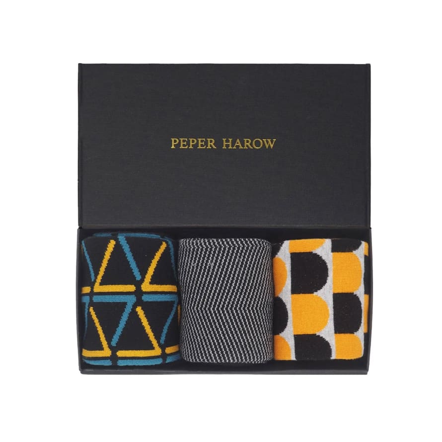 Peper Harow Men's Socks Gift Box - Versatile