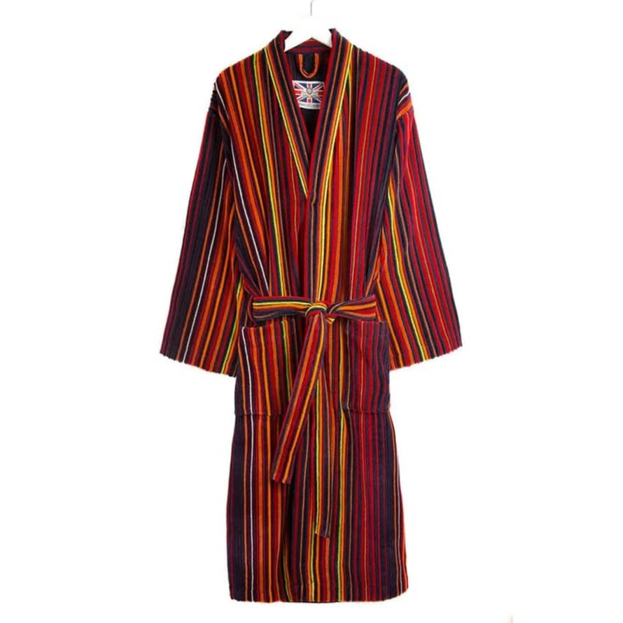 Bown of London Regent Dressing Gown - Red / Multi
