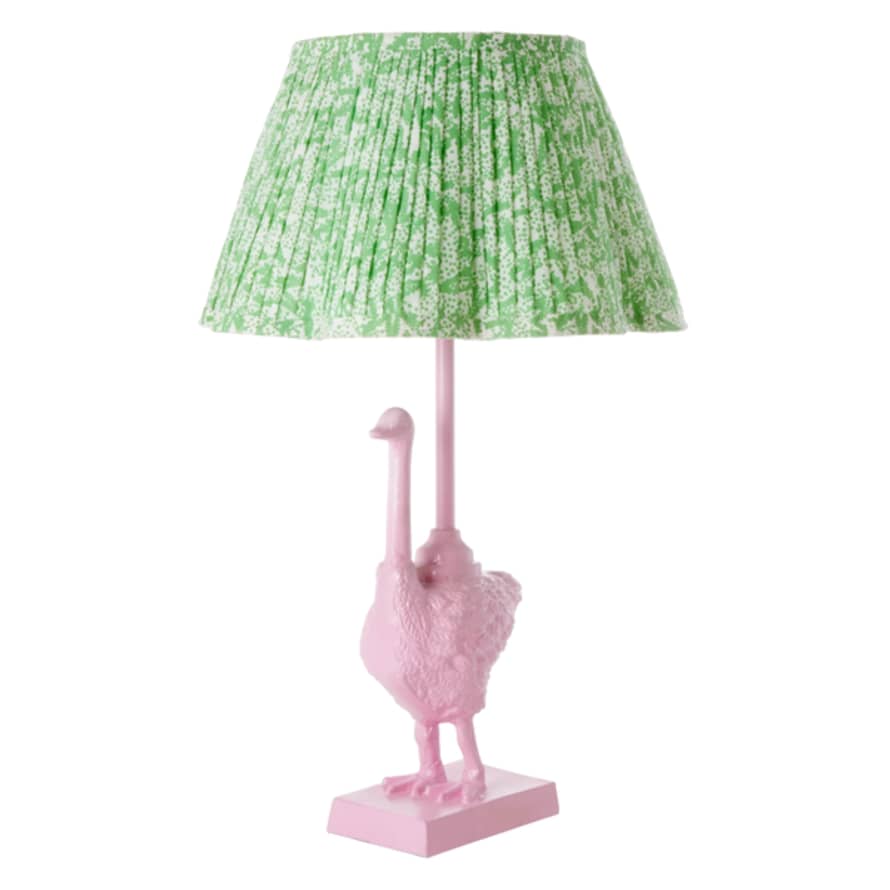 rice Ostrich Lamp - Soft Pink