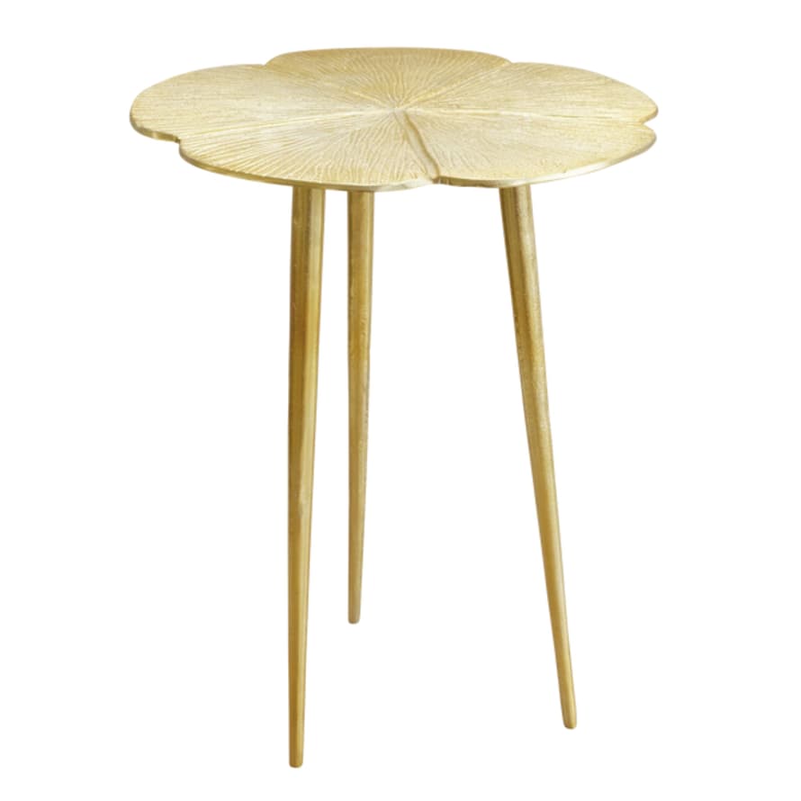 rice Gold Clover Side Table