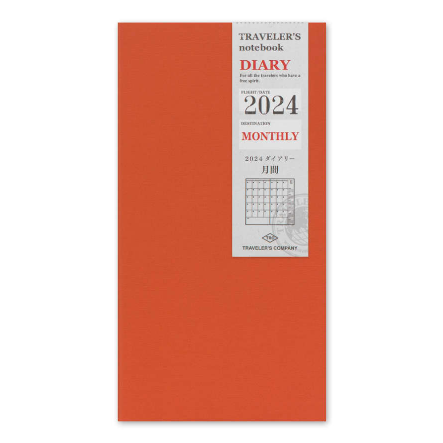 Traveler's Company 2024 Monthly Refill Diary