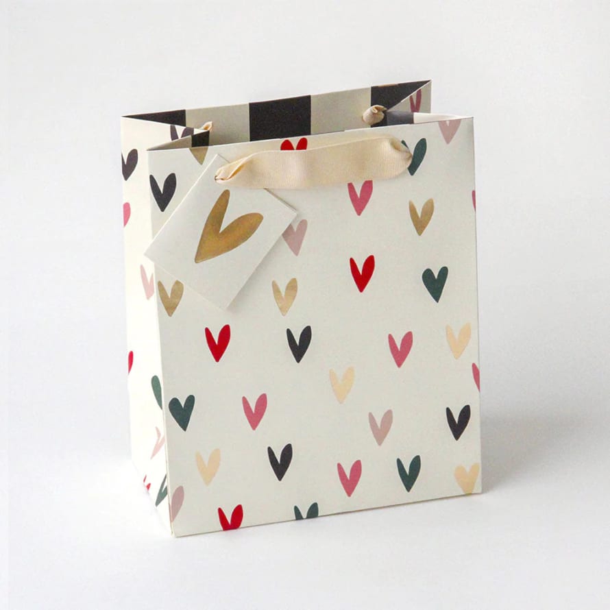 Caroline Gardner Small gift bag/ Heart