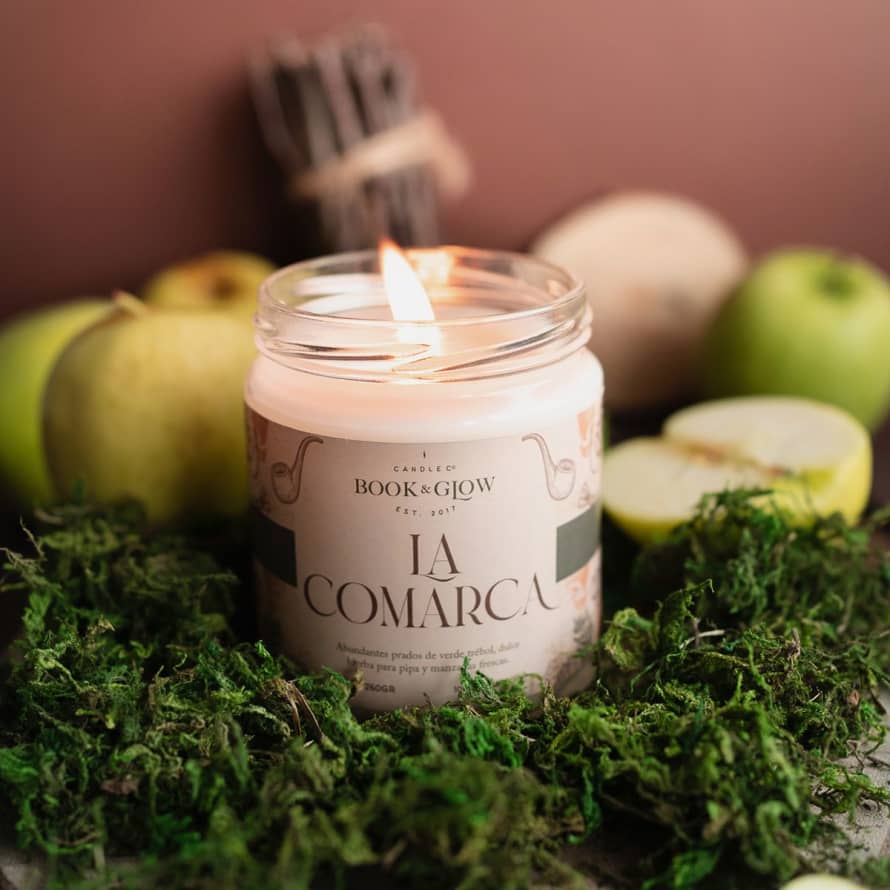 Book & Glow The Shire Soy Wax Candle 