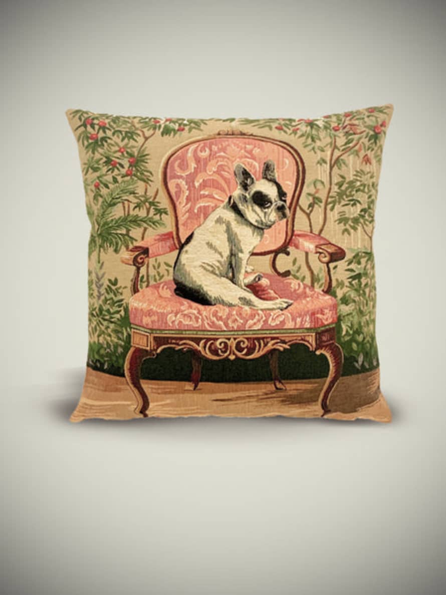 Yapatkwa Cojín 'french Bulldog On Chair' - 45x45 Cm