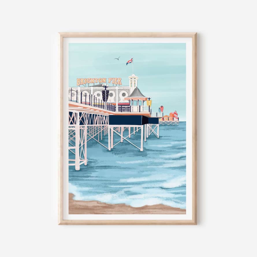 Simply Katy A3 Brighton Pier Print
