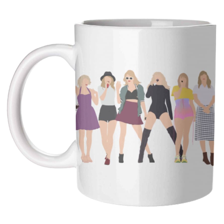 Artwow Taylor Swift Outfits Eras Ceramic Mug