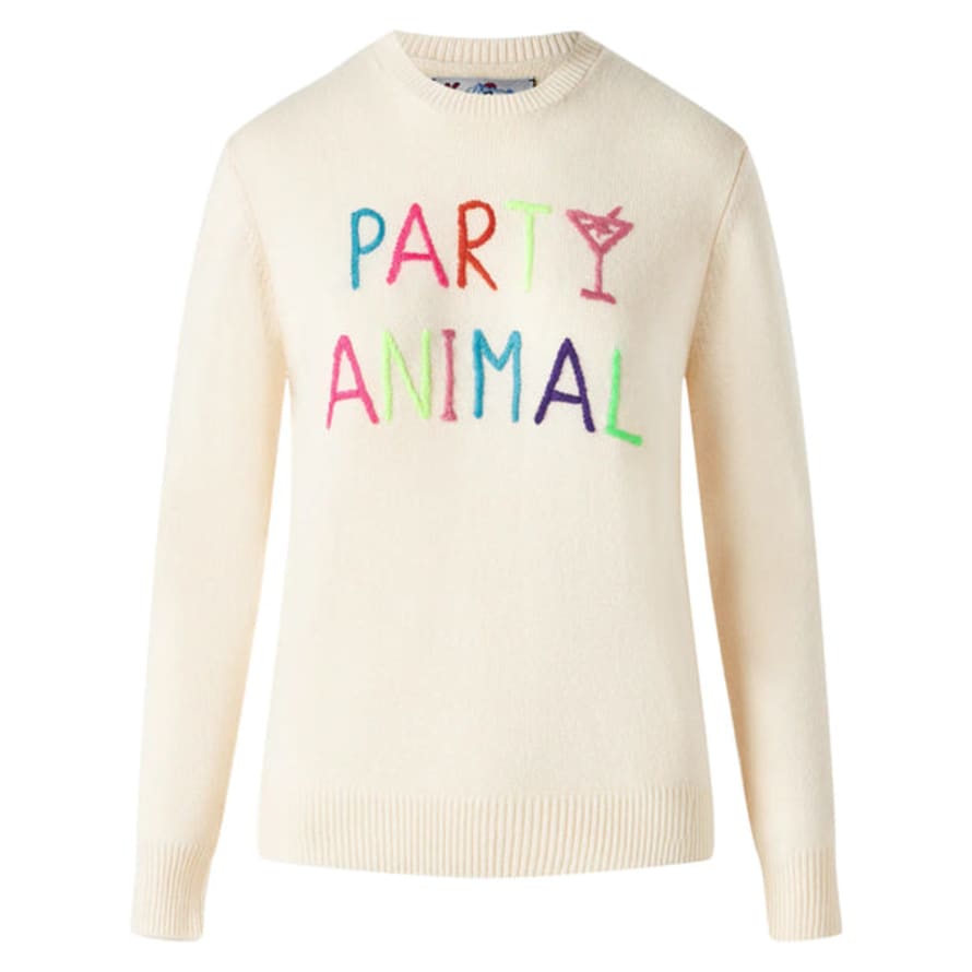 MC2 Saint Barth Knitted Sweater Party Animal | Off White