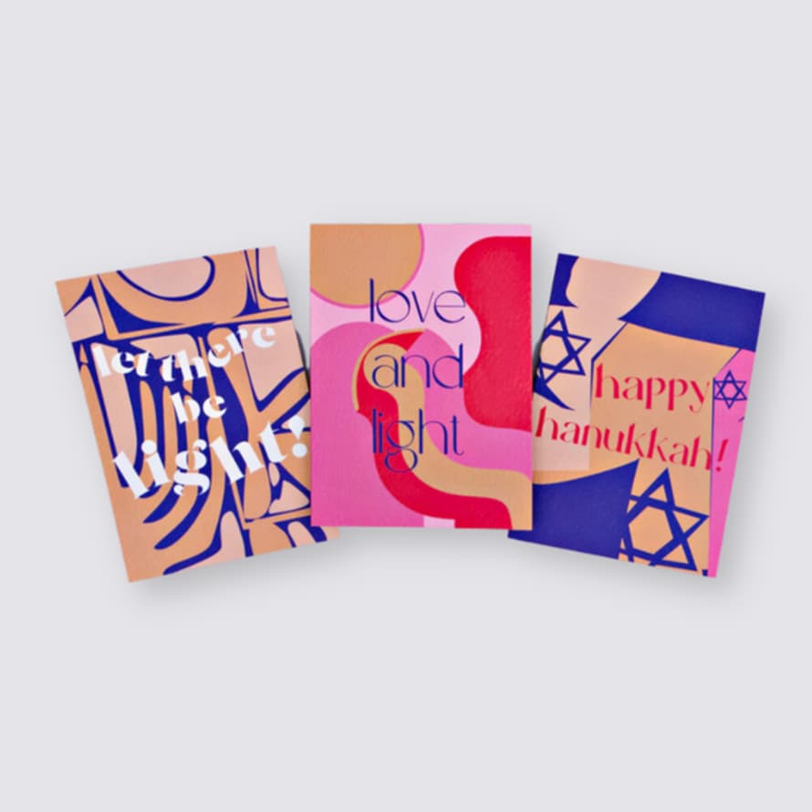 The Completist Laurel Hanukkah Cards - Set of 6