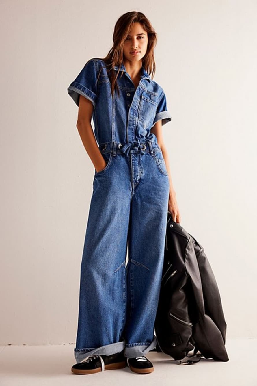 Free People Edison Wideleg Coverall