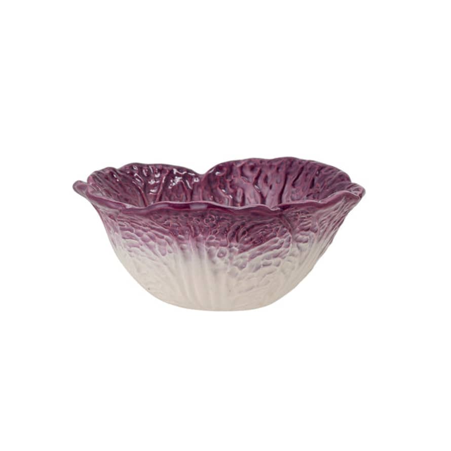 Bloomingville Mimosa Purple Stoneware Bowl