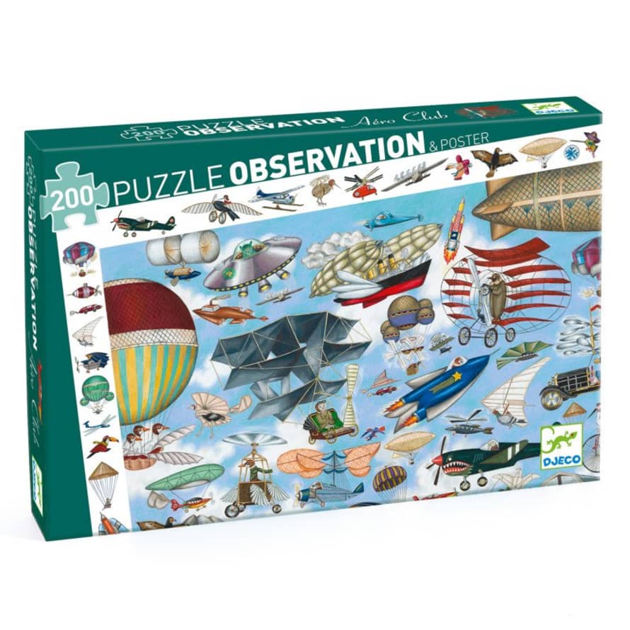 Djeco  Djeco Observation Puzzle - Aeroclub