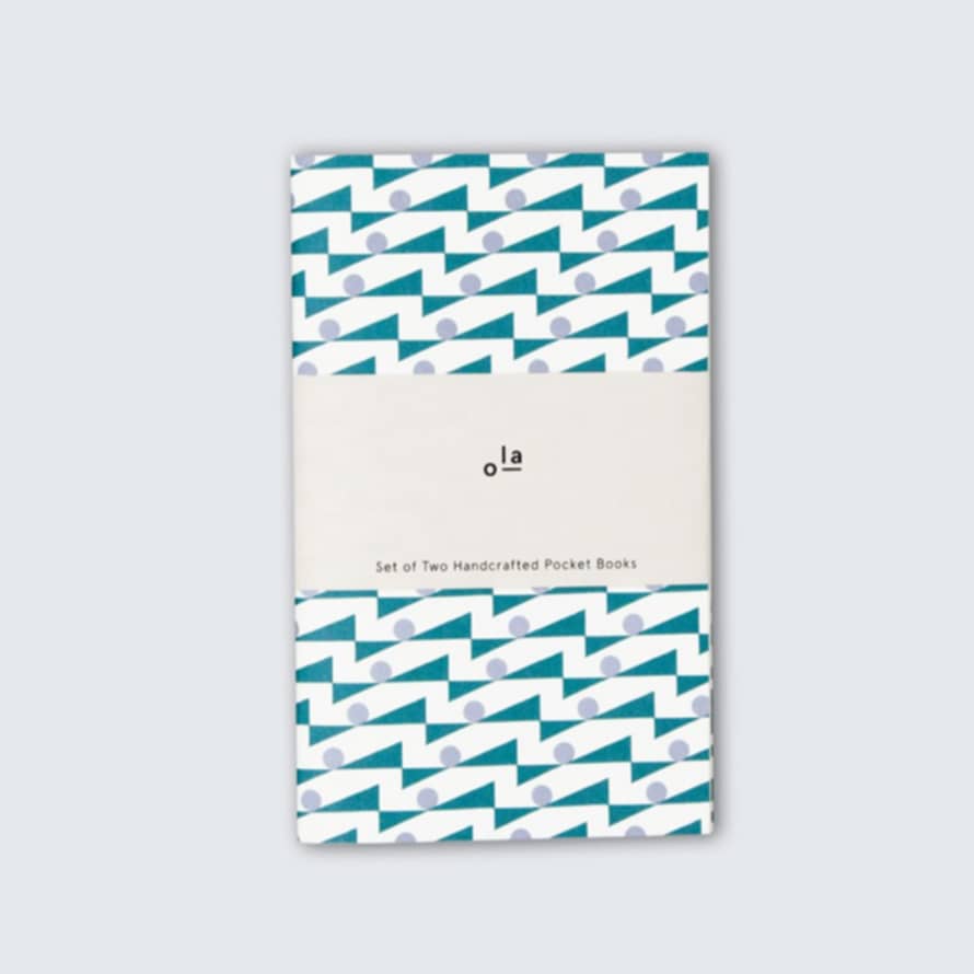 Ola Set Of 2 Pocket Books - Enid Print & Kaffe Print