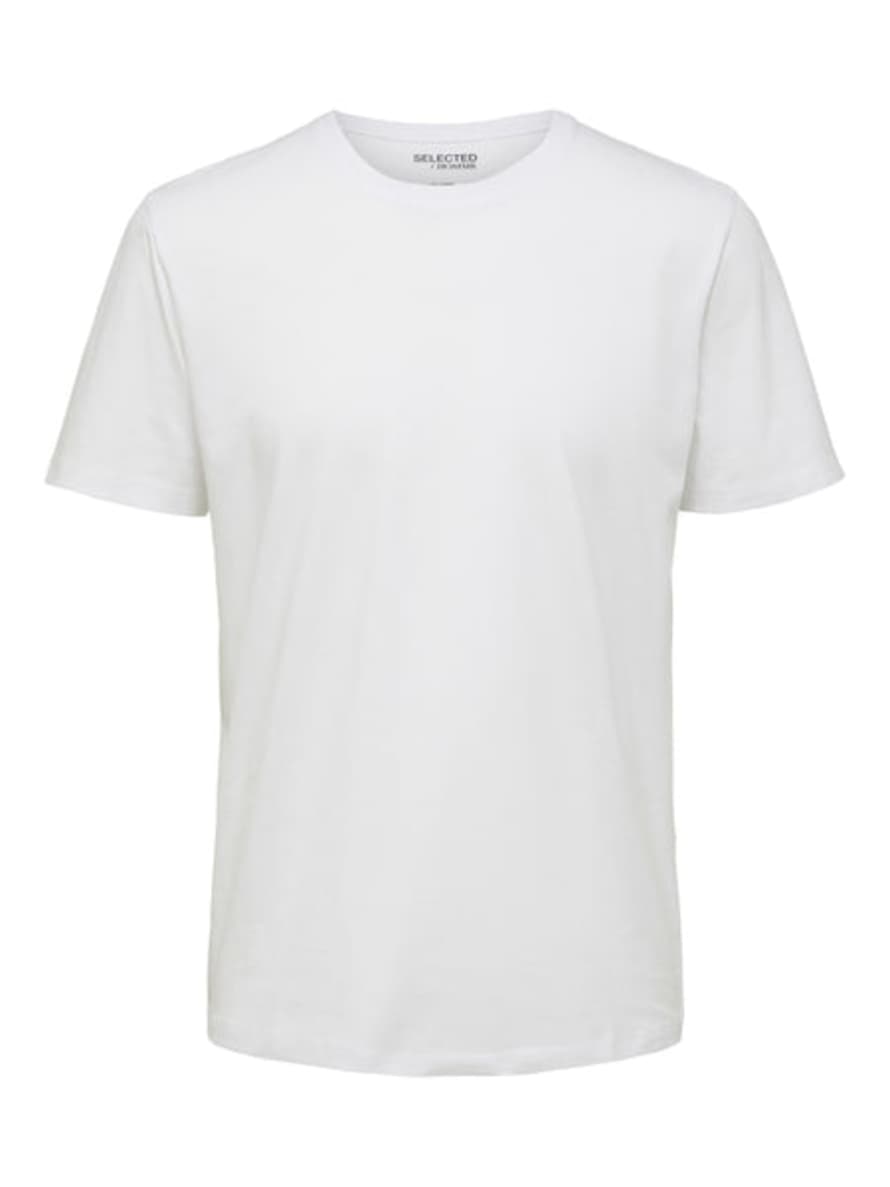 Selected Homme Menswear Haspen Organic Cotton T-shirt
