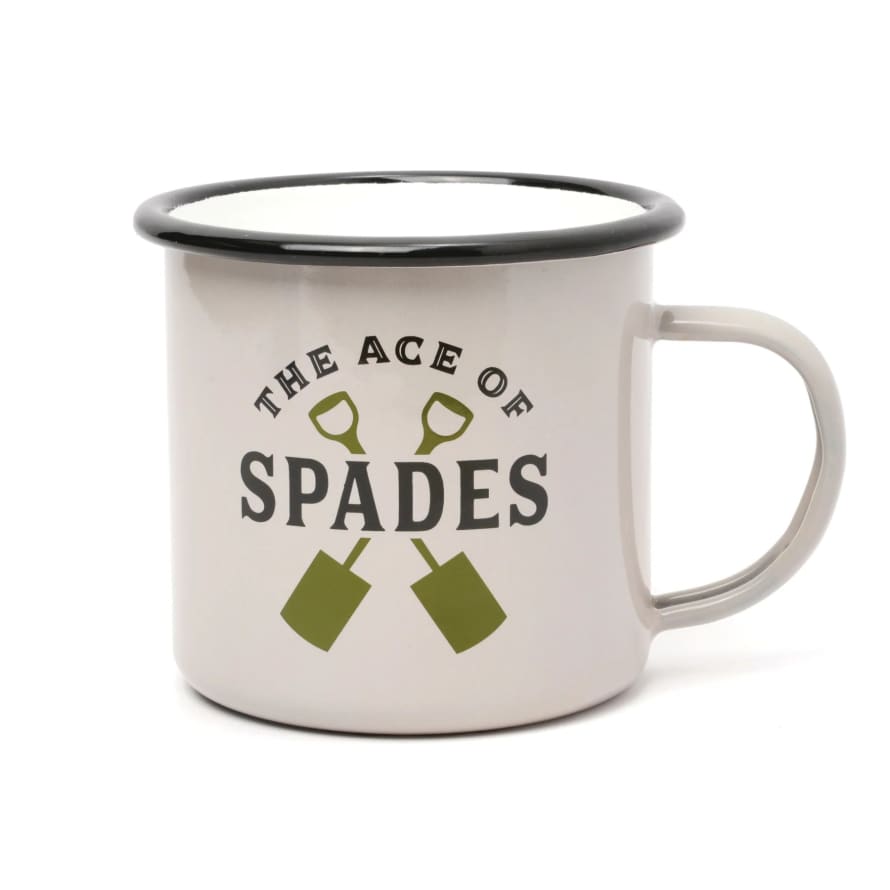 Gentlemen's Hardware 'Ace of Spades' Enamel Mug