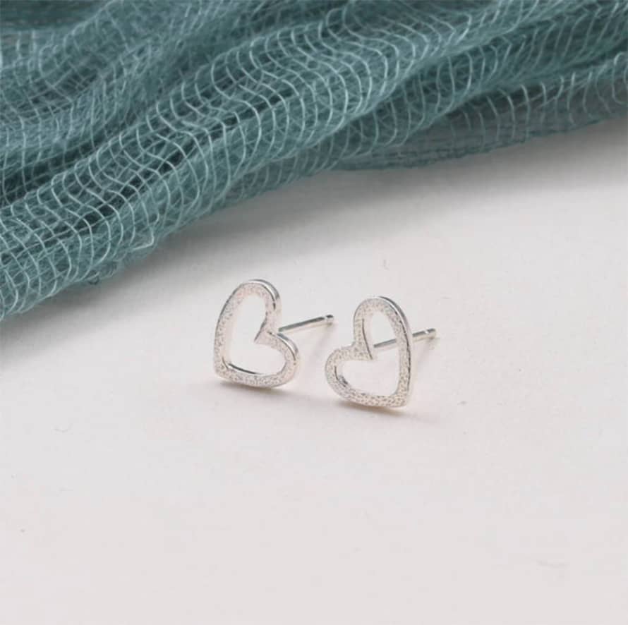 Attic Creations All You Need Is ...Heart Earrings - Silver