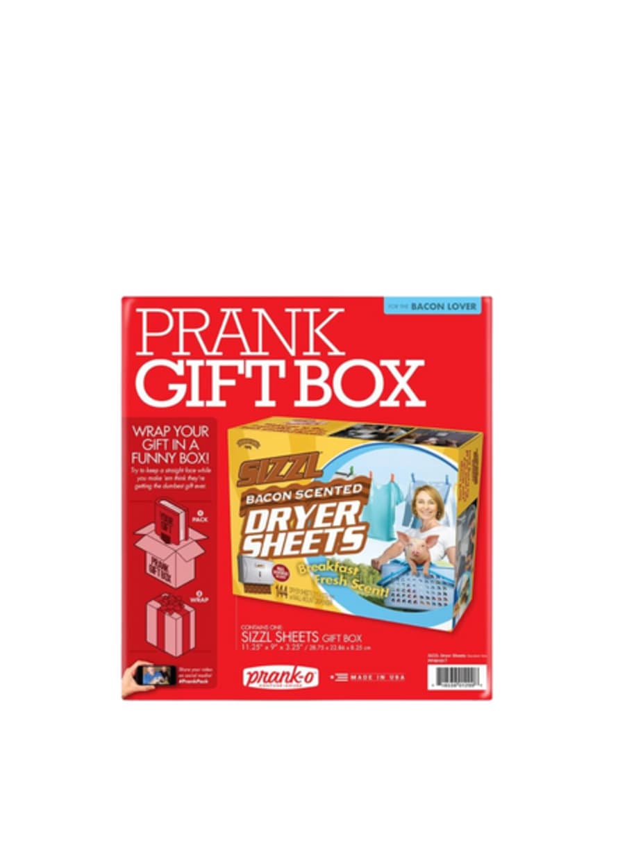 30 Watt Prank Gift Box Sizzl Bacon Dryer Sheets From Prank-o