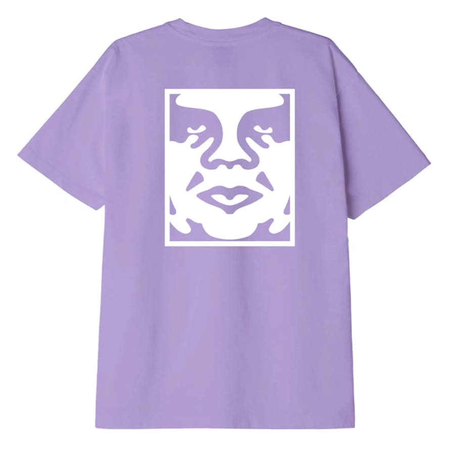 OBEY Bold Icon Heavyweight T-Shirt - Digital Lavender