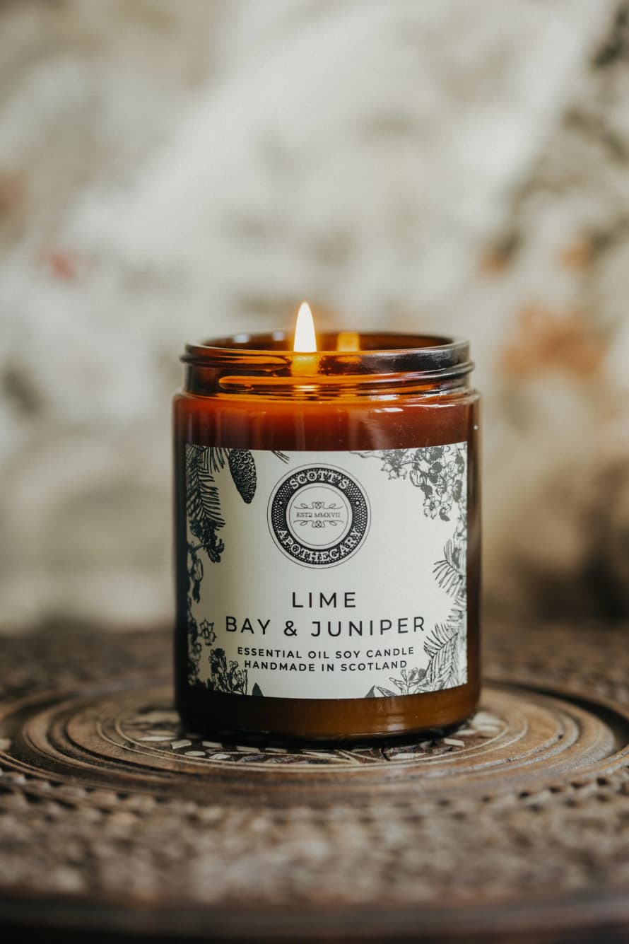 Scott's Apothecary Lime, Bay And Juniper Candle 180 Ml