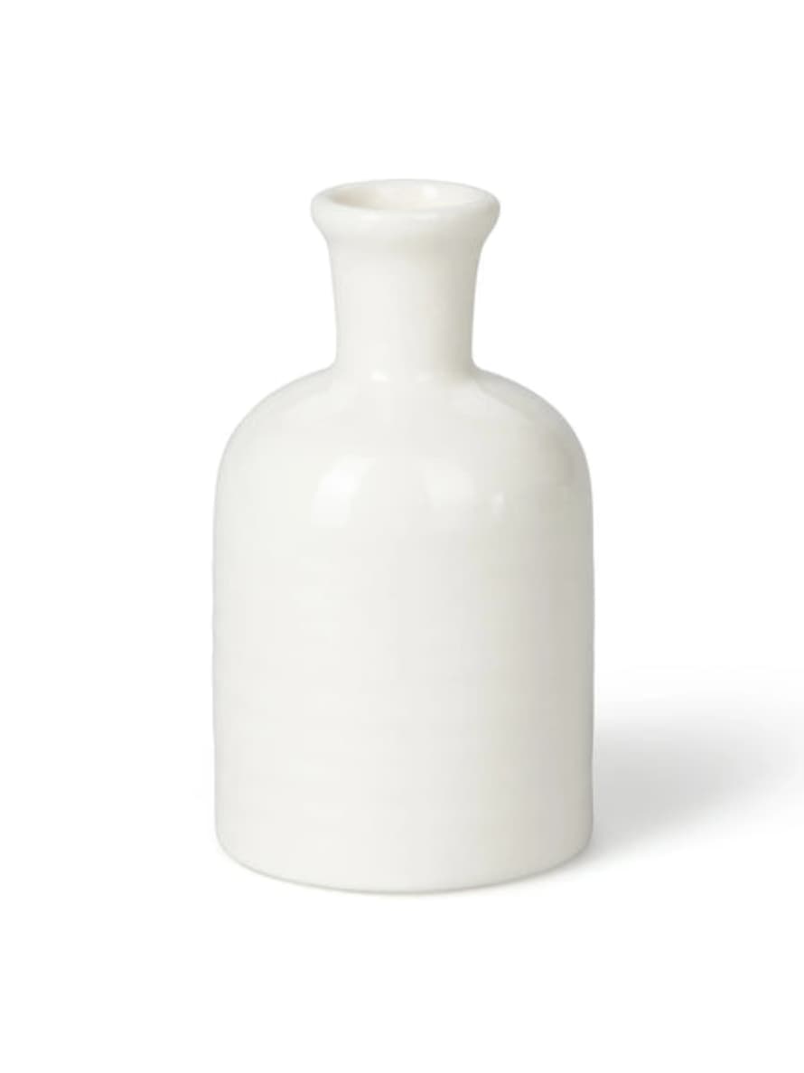 Chalk Porcelain Vase In White