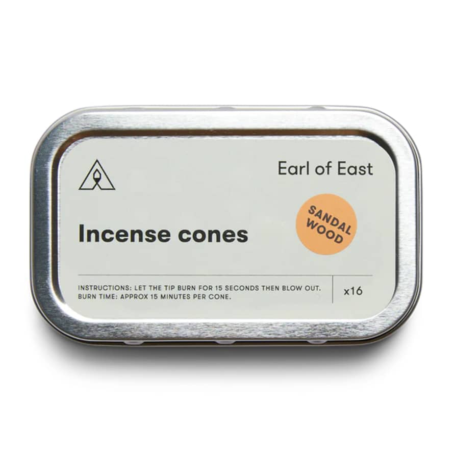 Earl of East London Incense Cones - Sandalwood