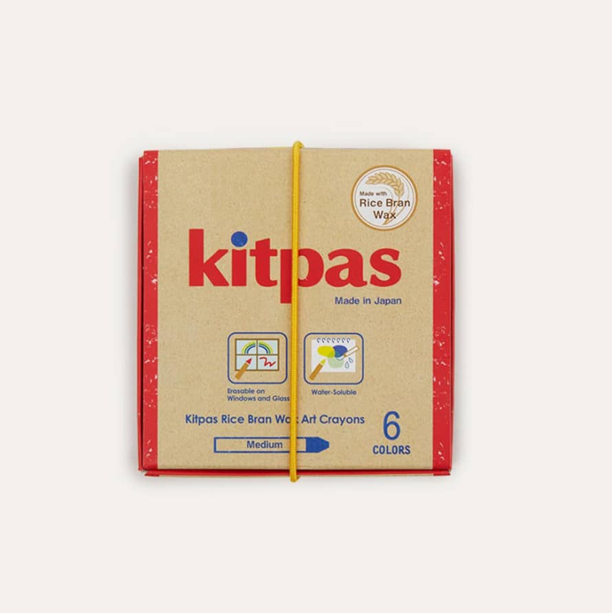 Kitpas Small Any Surface Crayon 6 Pcs Set