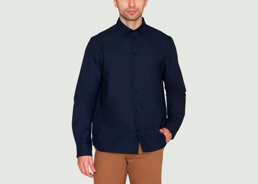 Knowledge Cotton Apparel  Harald Oxford Regular Fit Shirt