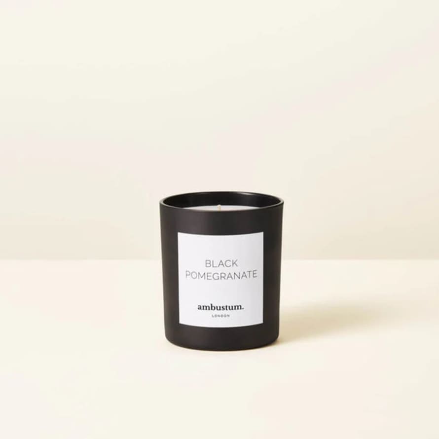 Ambustum Luxury Candle In Black Pomegranate Scent