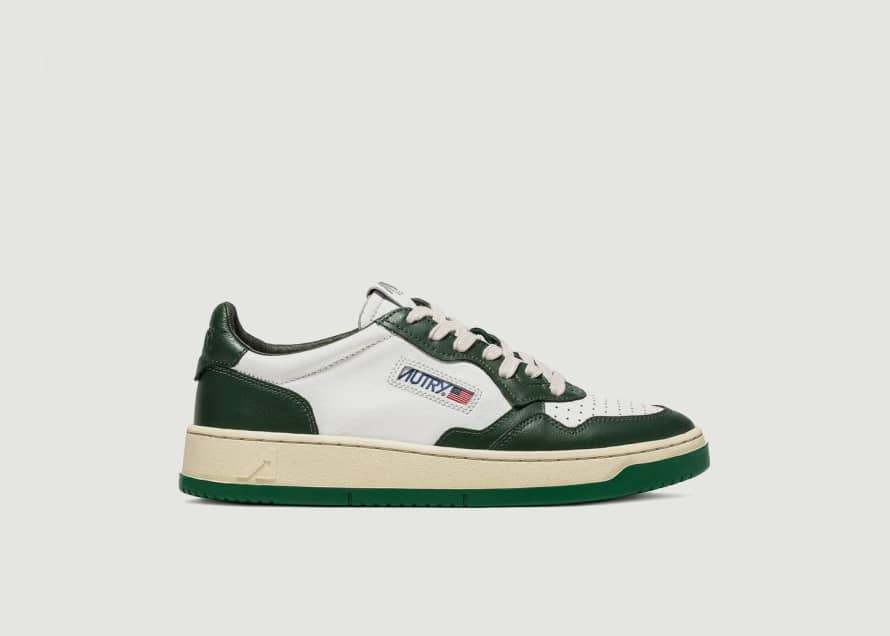 Autry Sneakers 01 Low Man Leat White Green