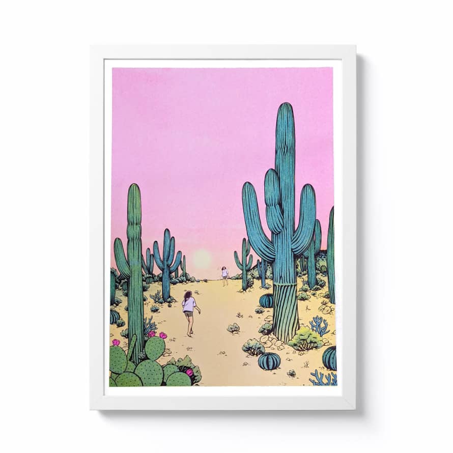 Lily Blakely Mirage A4 Framed Riso Print