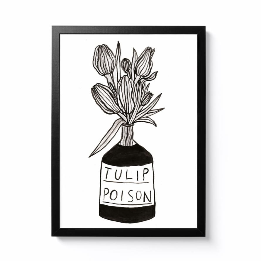 Rochelle Asquith A3 Tulips Framed Print