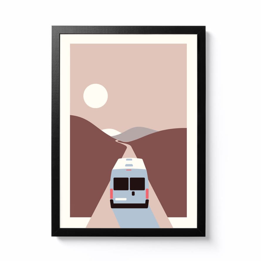 OR8DESIGN A3 Passing Places Framed Print